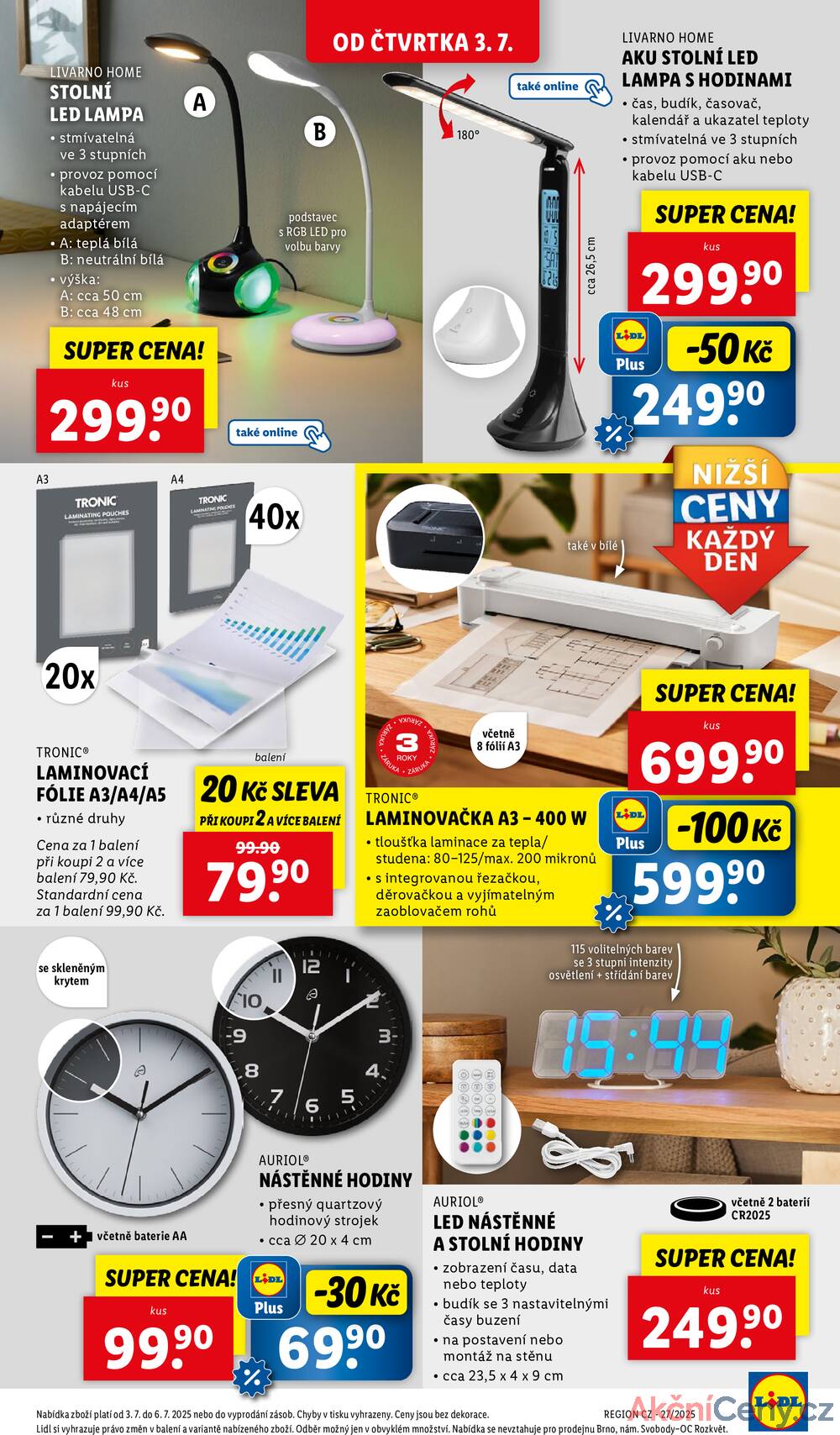 Leták Lidl - Lidl Spotřební zboží 30.6. - 6.7. - strana 25