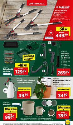 Lidl Spotřební zboží 30.6. - 6.7.