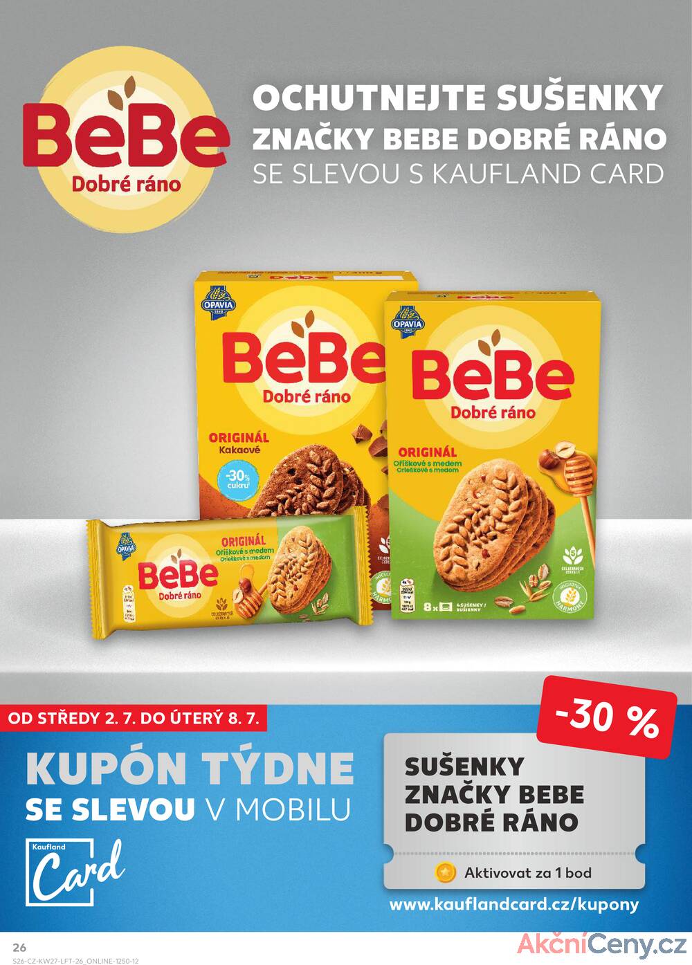 Leták Kaufland - Kaufland 2.7. - 8.7. - Kaufland - Čáslav - strana 26