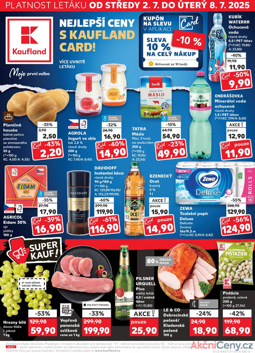 Leták Kaufland - Kaufland 2.7. - 8.7. - Kaufland - Teplice (Čs. Dobrovolců) - strana 1