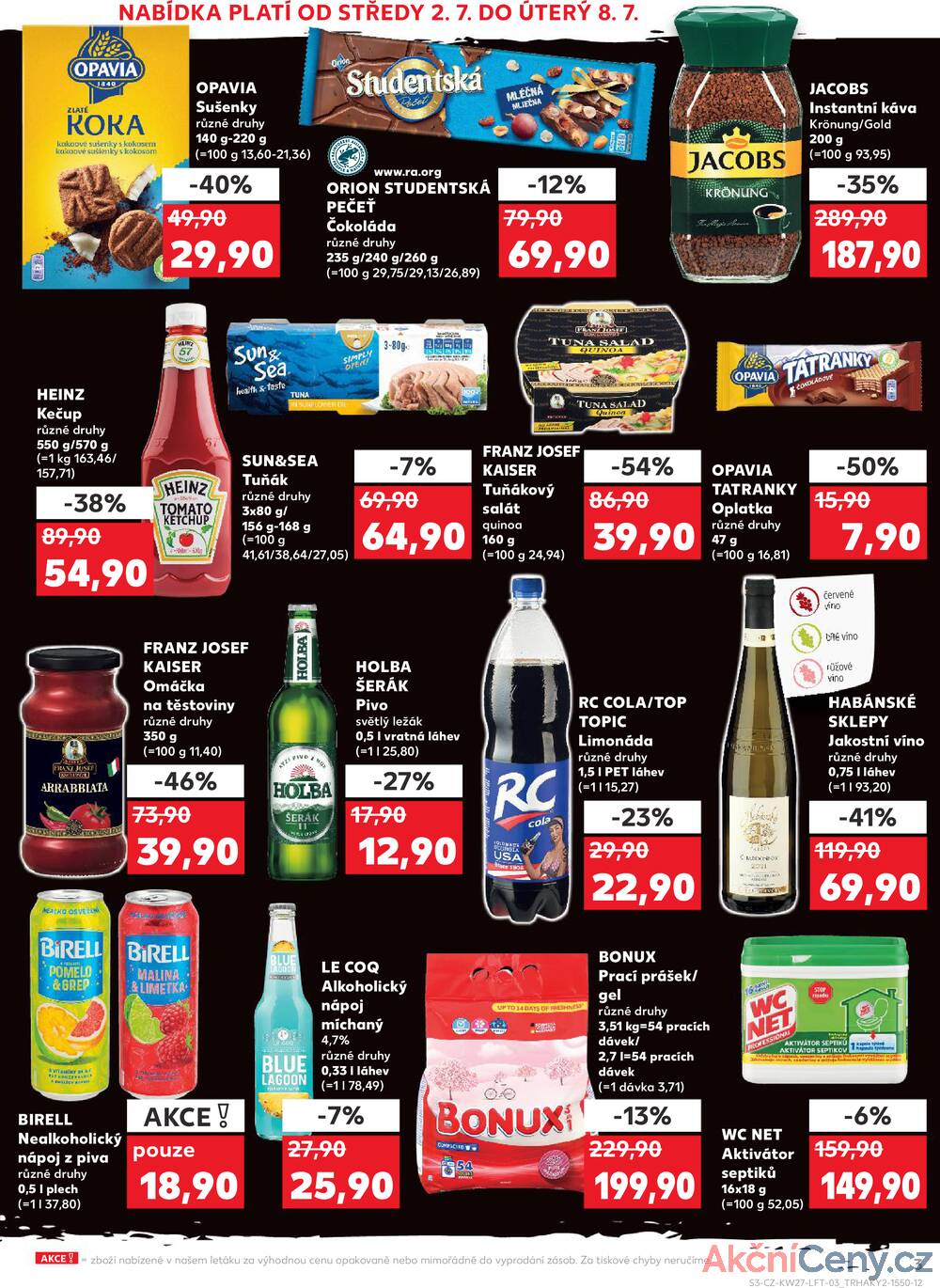 Leták Kaufland - Kaufland 2.7. - 8.7. - Kaufland - Praha 6 (Podbaba) - strana 3