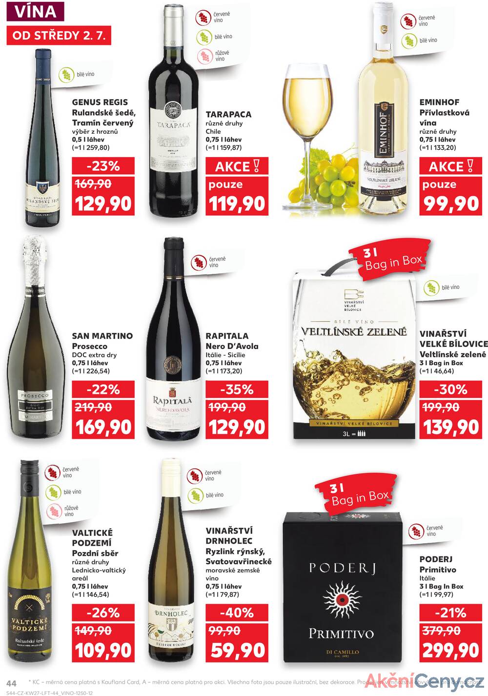 Leták Kaufland - Kaufland 2.7. - 8.7. - Kaufland - Praha 12 (Modřany) - strana 44
