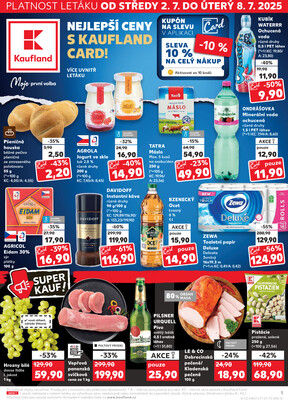 Leták Kaufland 2.7. - 8.7. - Kaufland - Kolín