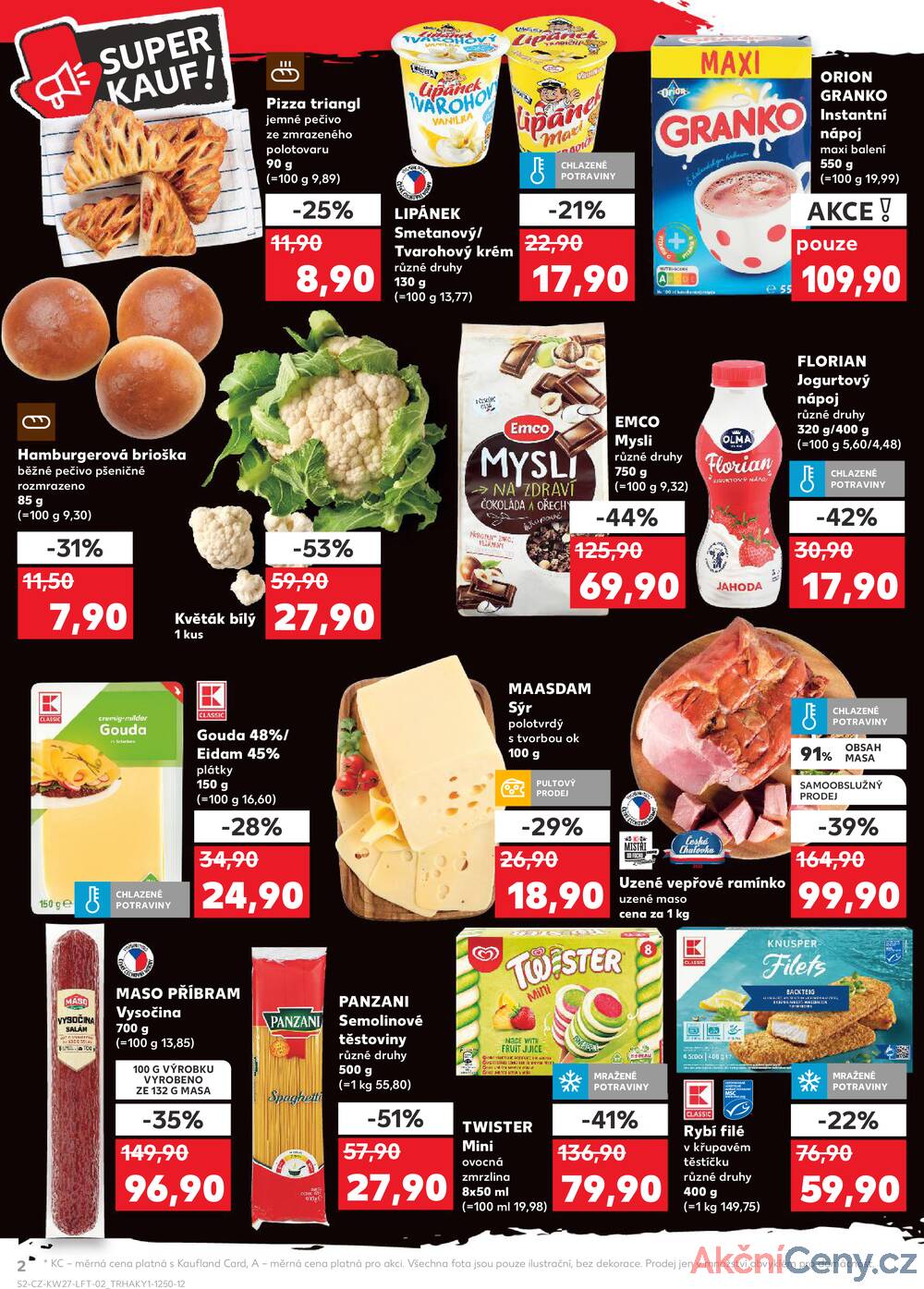 Leták Kaufland - Kaufland 2.7. - 8.7. - Kaufland - Praha 8 (Libeň) - strana 2