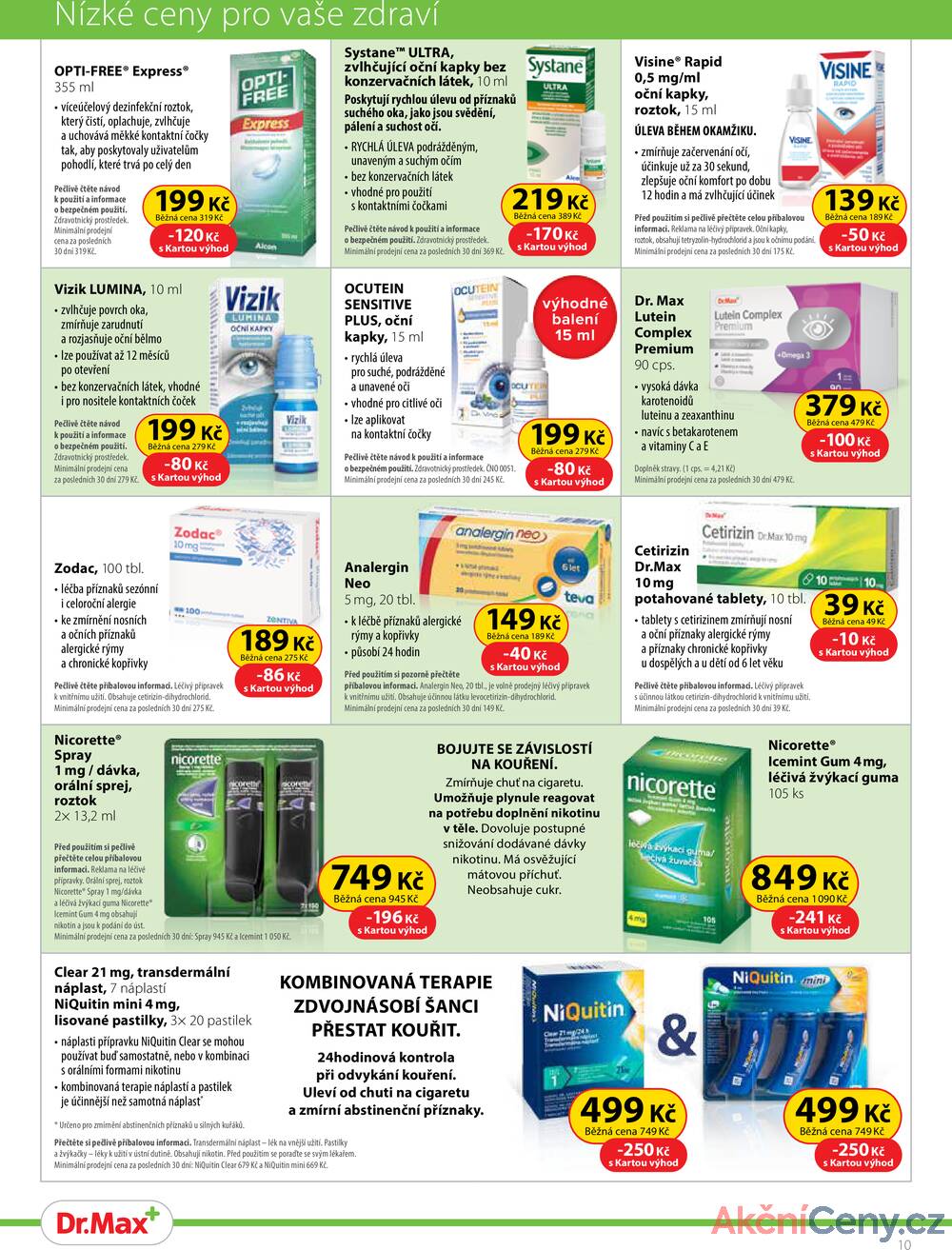 Leták Dr.Max - Dr.Max od 1.7. do 31.8.2025 - strana 10