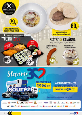 JIP Cash & Carry Brno, Praha, Ostrava od 2.7. do 8.7.2025
