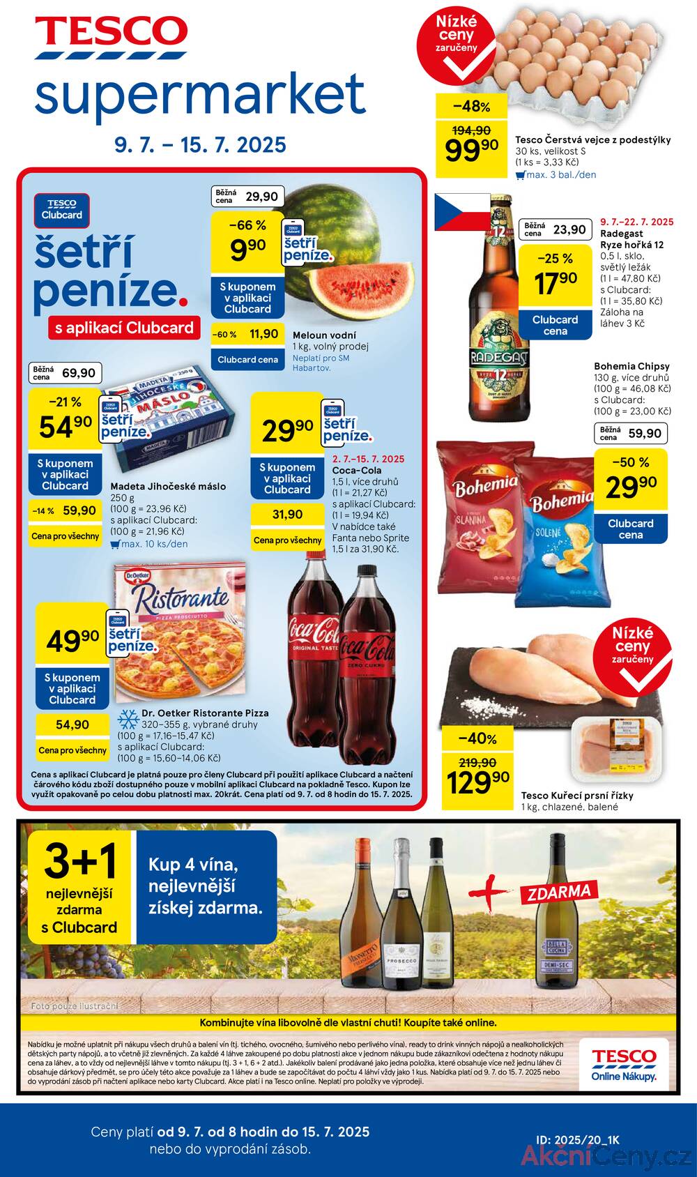Leták Tesco - Tesco supermarkety od 9.7. do 15.7.2025 - strana 1 Leták Tesco - Tesco supermarkety od 9.7. do 15.7.2025 - strana 1