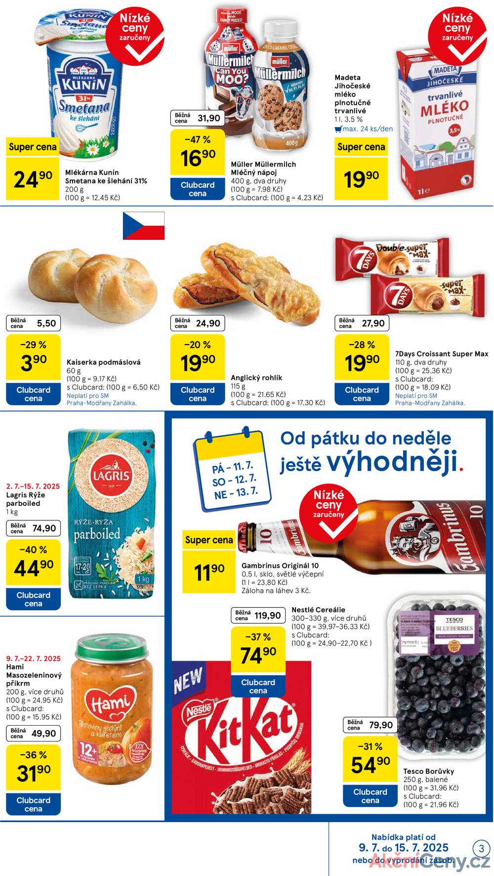 Leták Tesco - Tesco supermarkety od 9.7. do 15.7.2025 - strana 3