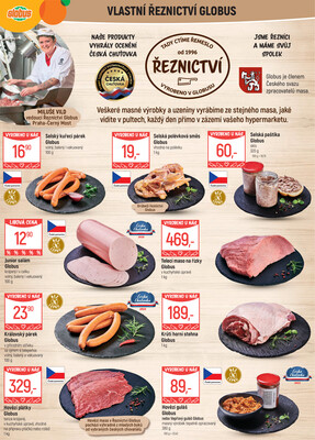 Akční leták Globus 9.7. - 15.7.2025 - Globus Praha - Centrum Černý Most