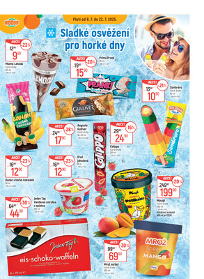 Akční leták Globus 9.7. - 15.7.2025 - Globus Praha - Centrum Černý Most