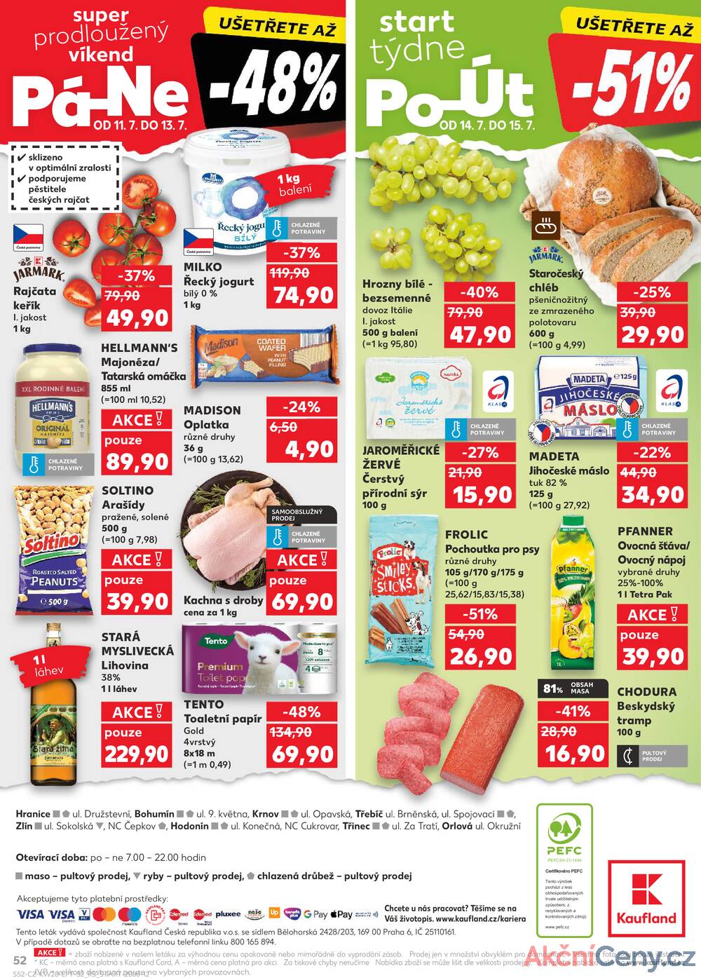 Leták Kaufland - Kaufland 9.7. - 15.7. - Kaufland - Zlín ( OC Čepkov) - strana 52