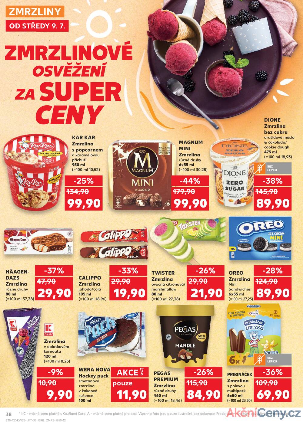 Leták Kaufland - Kaufland 9.7. - 15.7. - Kaufland - Praha 6 (Vypich) - strana 38