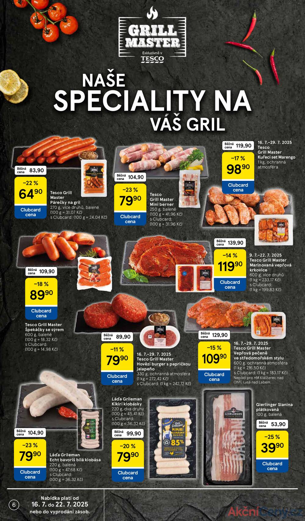 Leták Tesco - Tesco malé hypermarkety od 16.7. do 22.7.2025 - strana 6 Leták Tesco - Tesco malé hypermarkety od 16.7. do 22.7.2025 - strana 6