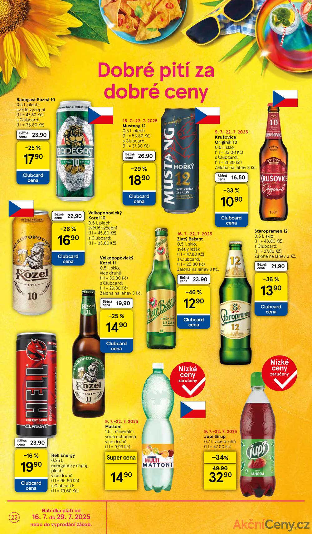 Leták Tesco - Tesco malé hypermarkety od 16.7. do 22.7.2025 - strana 22 Leták Tesco - Tesco malé hypermarkety od 16.7. do 22.7.2025 - strana 22