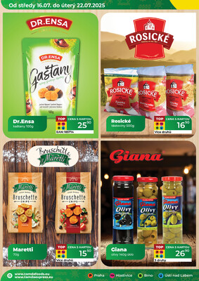 Tamda Foods od 16.7. do 22.7.2025