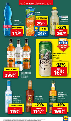 Lidl Čtvrtek od 17.7. do 20.7.2025