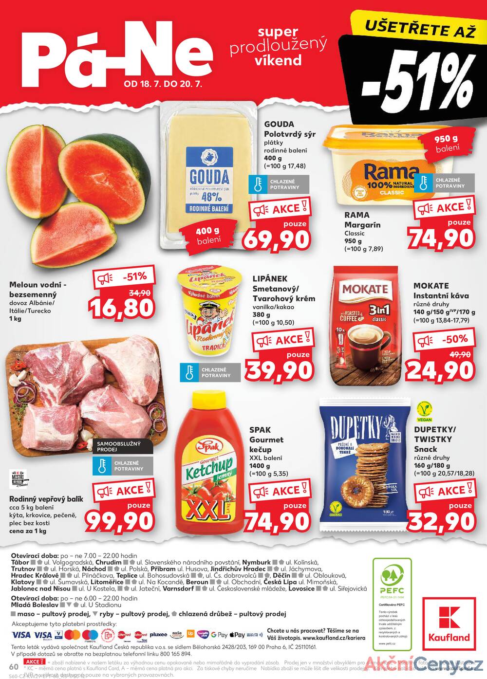 Leták Kaufland - Kaufland 16.7. - 22.7. - Kaufland - Teplice (Čs. Dobrovolců) - strana 60