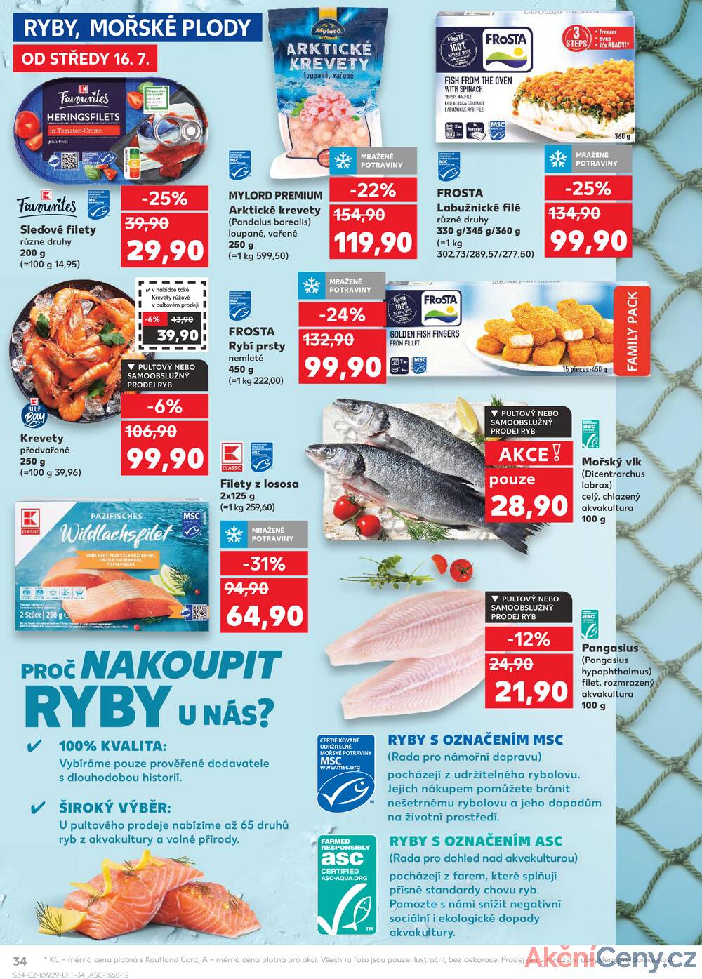 Leták Kaufland - Kaufland 16.7. - 22.7. - Kaufland - Teplice - strana 34