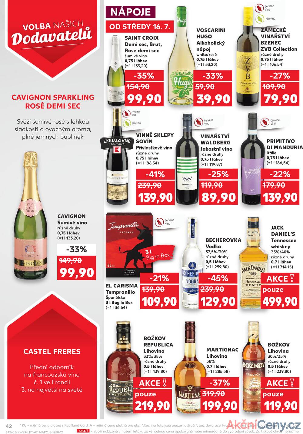 Leták Kaufland - Kaufland 16.7. - 22.7. - Kaufland - Klatovy - strana 42