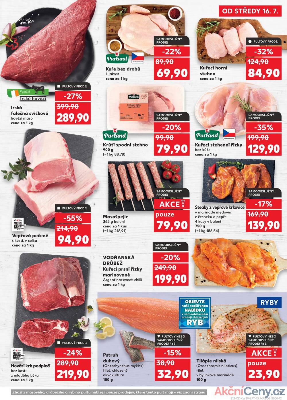 Leták Kaufland - Kaufland 16.7. - 22.7. - Kaufland - Třebíč Brněnská - strana 13