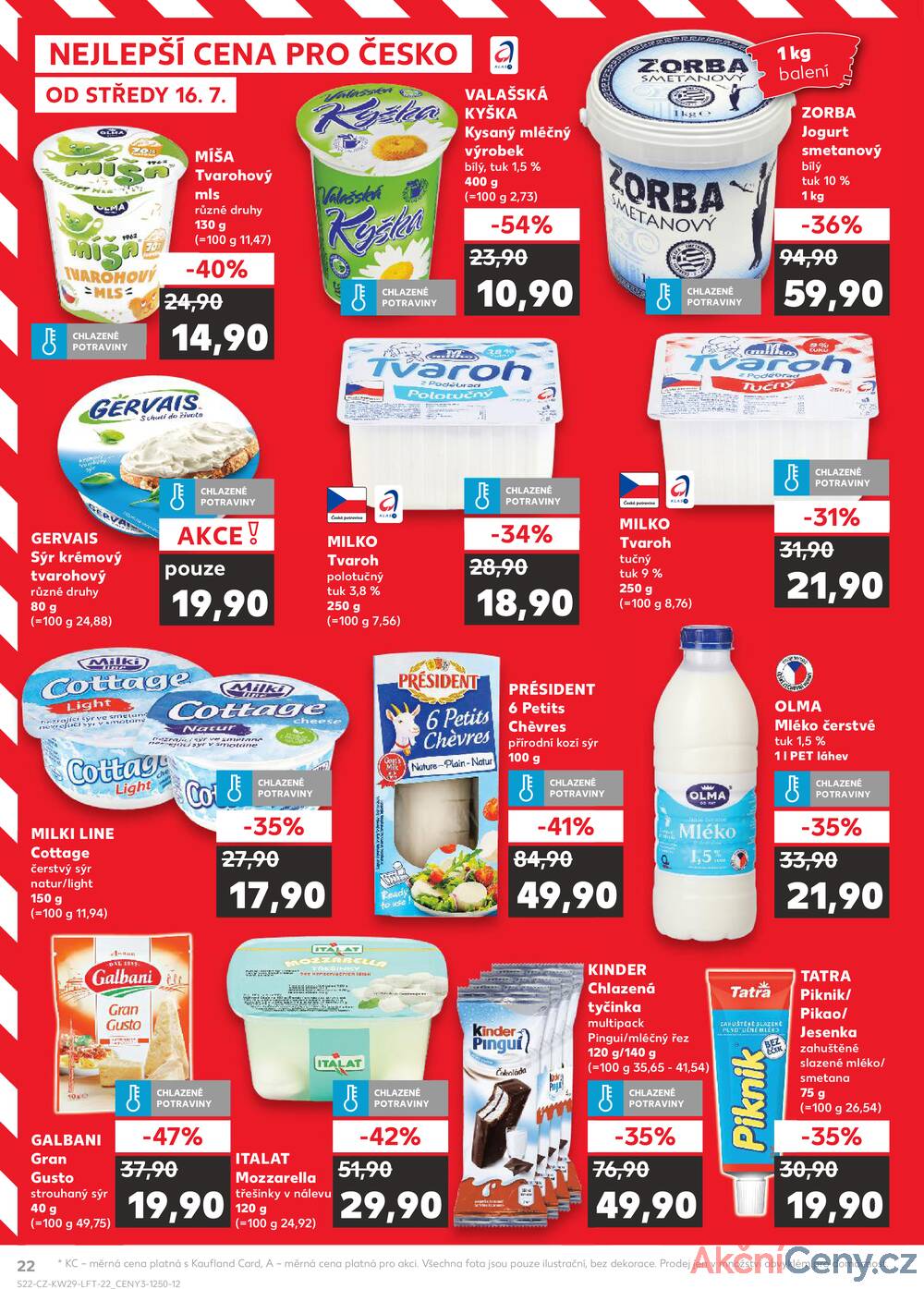 Leták Kaufland - Kaufland 16.7. - 22.7. - Kaufland - Ostrava - Mariánské Hory - strana 22