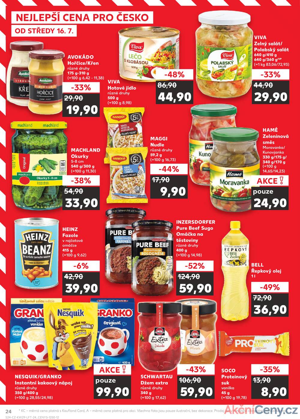 Leták Kaufland - Kaufland 16.7. - 22.7. - Kaufland - Ostrava - Poruba - strana 24