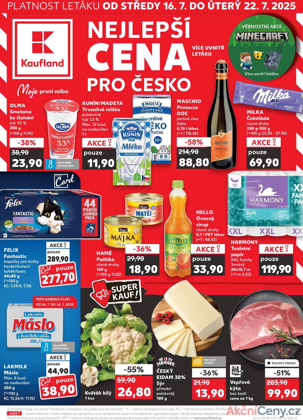 Leták Kaufland - Kaufland 16.7. - 22.7. - Kaufland - Rakovník (ul. Luženská) - strana 1