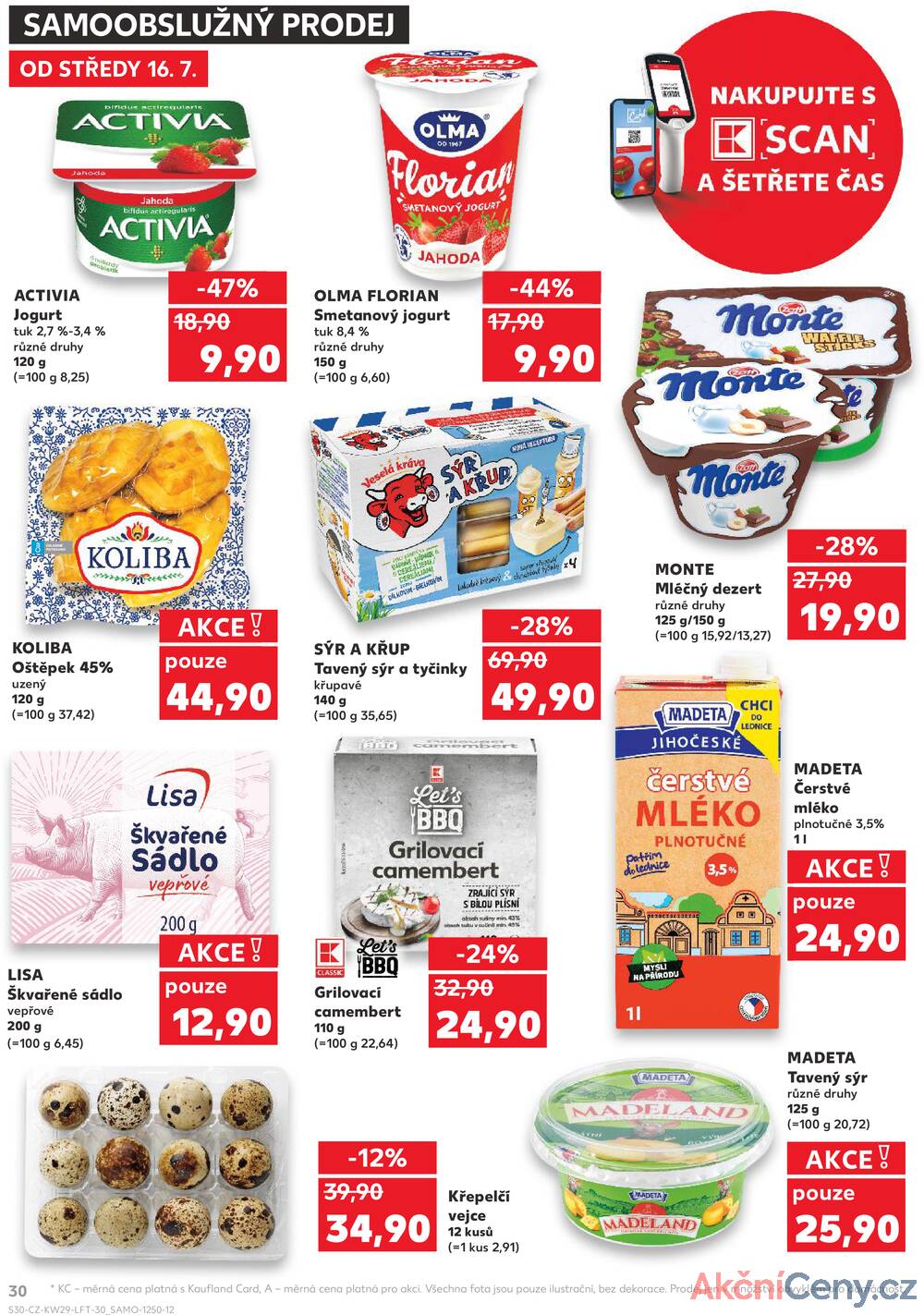 Leták Kaufland - Kaufland 16.7. - 22.7. - Kaufland - Kolín - strana 30