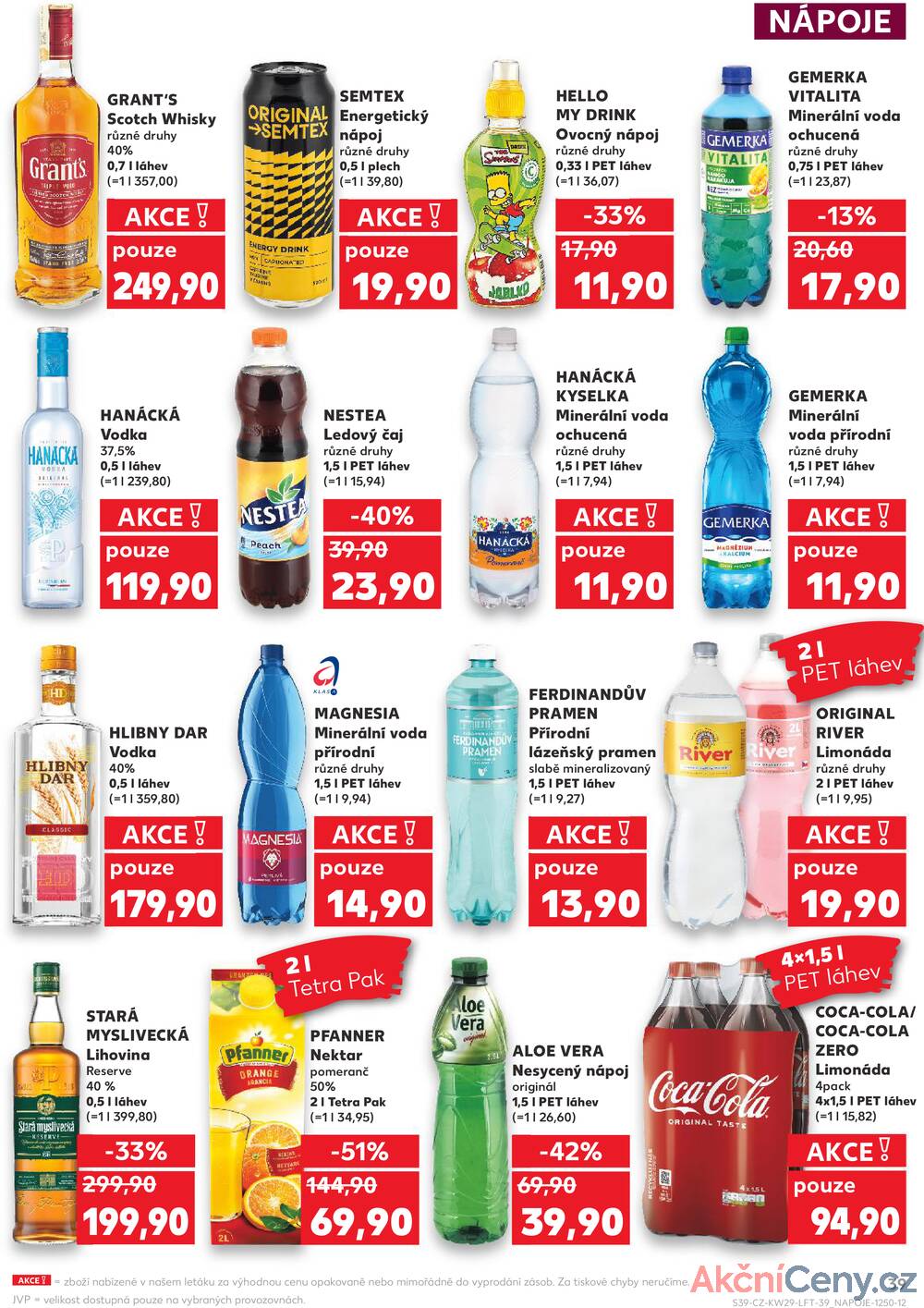 Leták Kaufland - Kaufland 16.7. - 22.7. - Kaufland - Kolín - strana 39