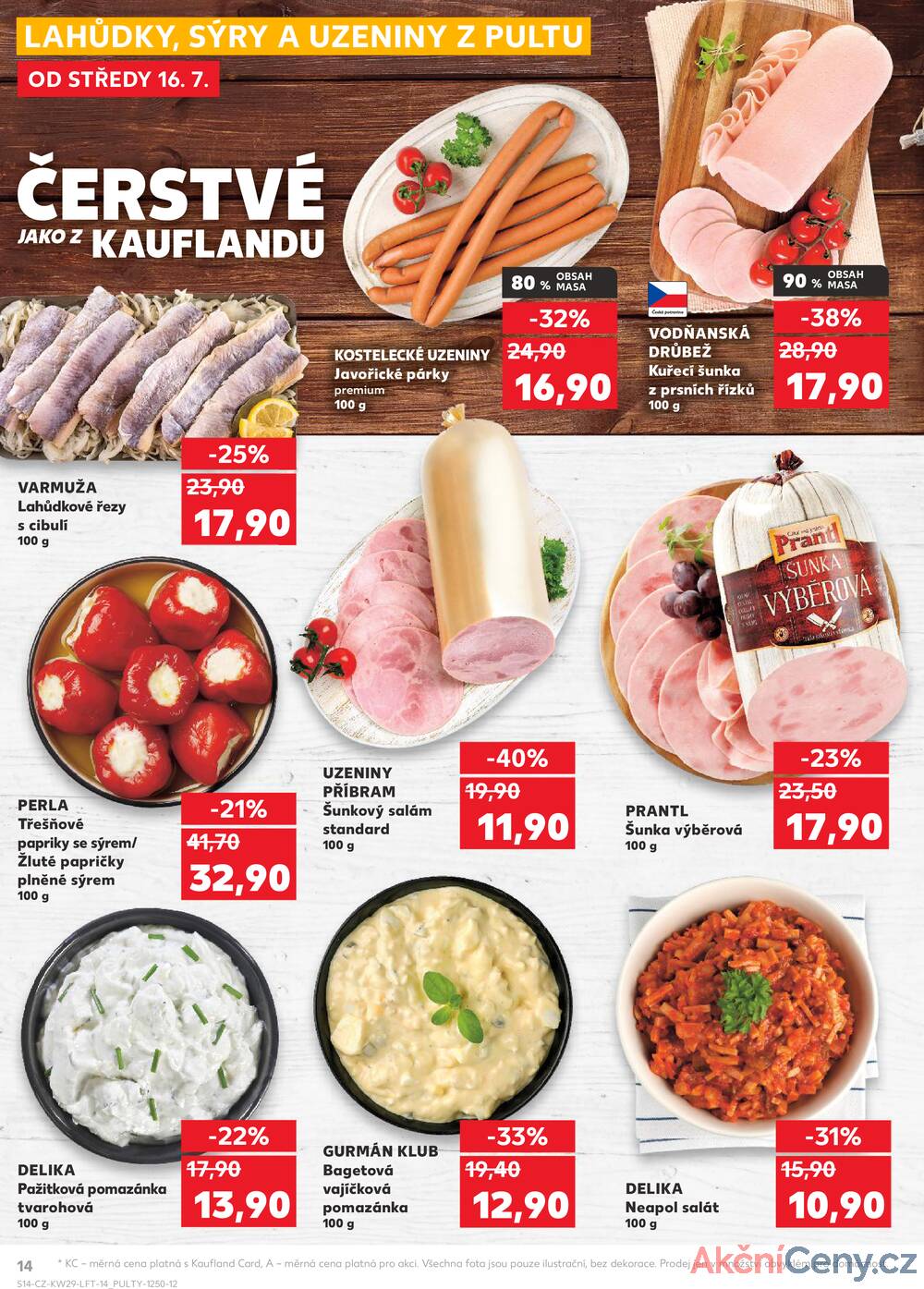 Leták Kaufland - Kaufland 16.7. - 22.7. - Kaufland - Veselí nad Moravou - strana 14