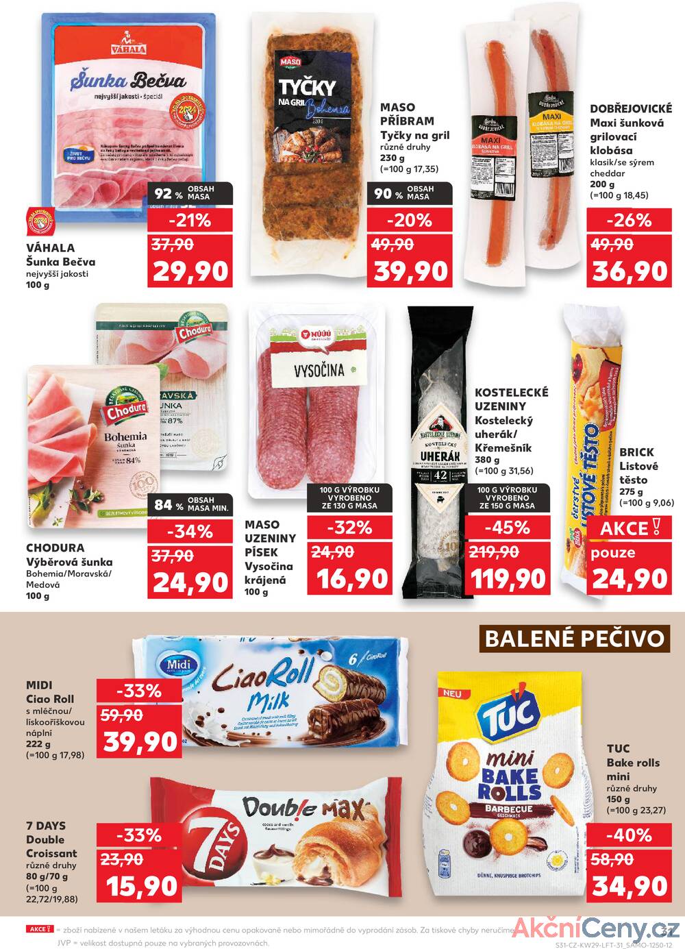 Leták Kaufland - Kaufland 16.7. - 22.7. - Kaufland - Ostrava - Zábřeh - strana 31
