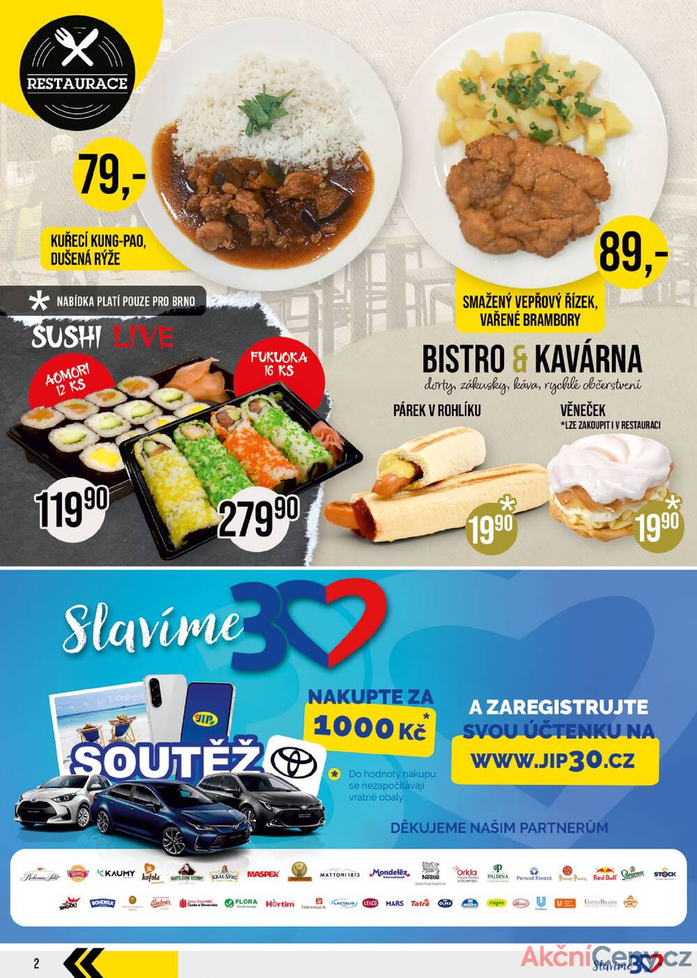 Leták JIP - JIP Cash & Carry Brno, Praha, Ostrava od 16.7. do 22.7.2025 - strana 2