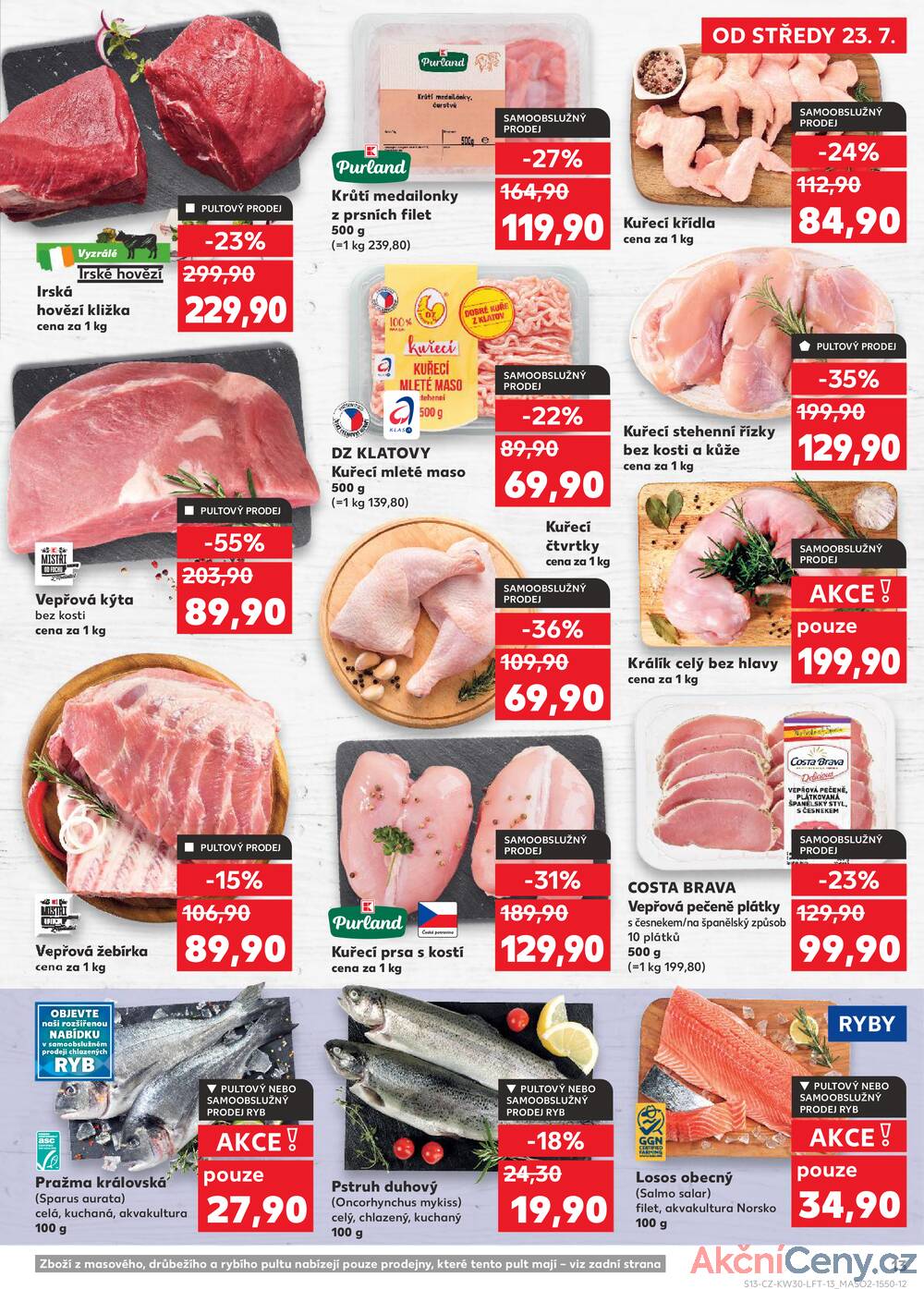 Leták Kaufland - Kaufland 23.7. - 29.7. - Kaufland - Třeboň - strana 13