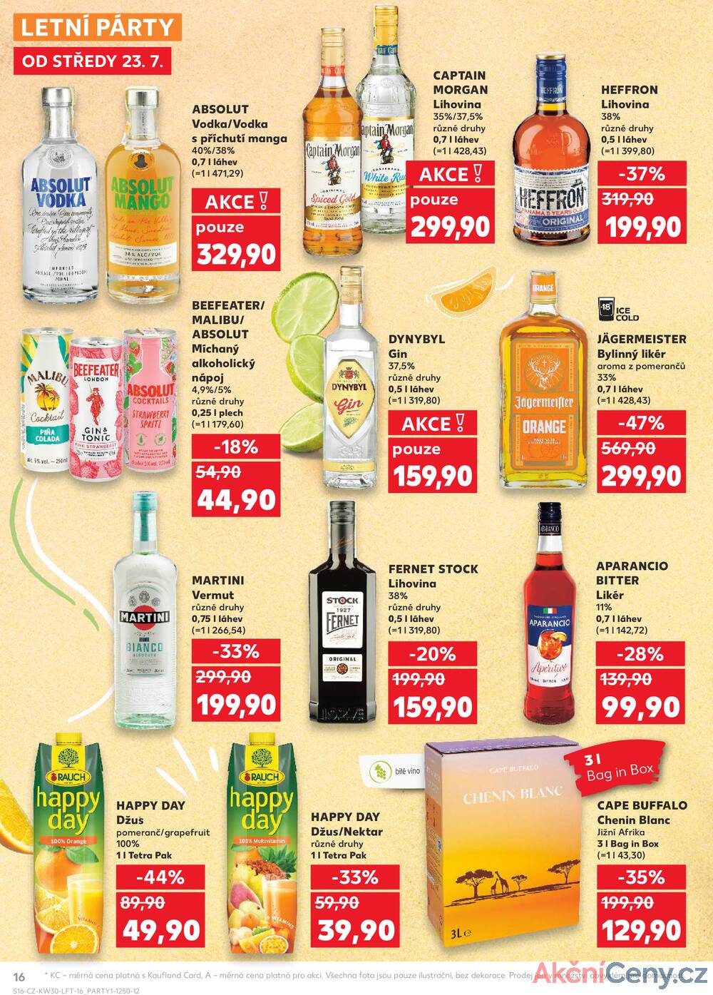 Leták Kaufland - Kaufland 23.7. - 29.7. - Kaufland - Čáslav - strana 16