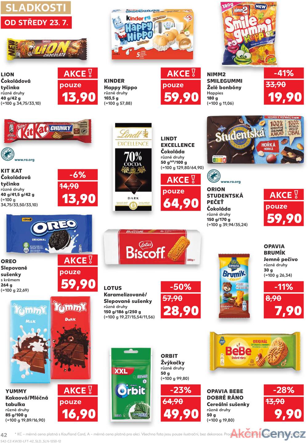 Leták Kaufland - Kaufland 23.7. - 29.7. - Kaufland - Tábor - strana 42