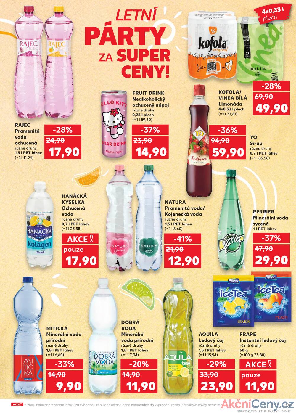Leták Kaufland - Kaufland 23.7. - 29.7. - Kaufland - Ostrava - Mariánské Hory - strana 19