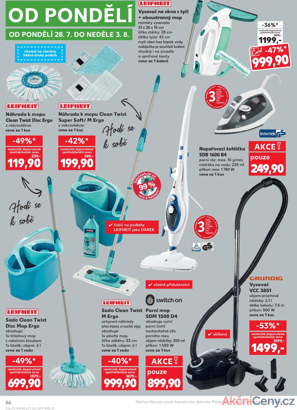 Leták Kaufland - Kaufland 23.7. - 29.7. - Kaufland - Ostrava - Mariánské Hory - strana 56