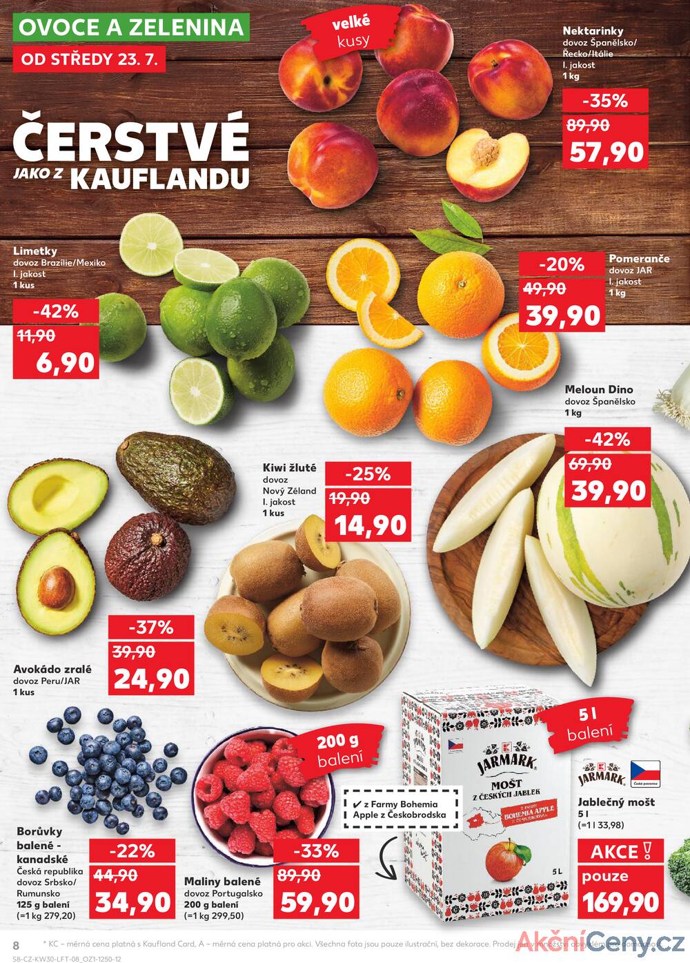 Leták Kaufland - Kaufland 23.7. - 29.7. - Kaufland - Olomouc - Hněvotínská - strana 8