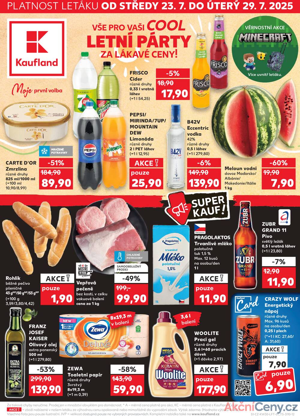 Leták Kaufland - Kaufland 23.7. - 29.7. - Kaufland - Ostrava - Poruba - strana 1
