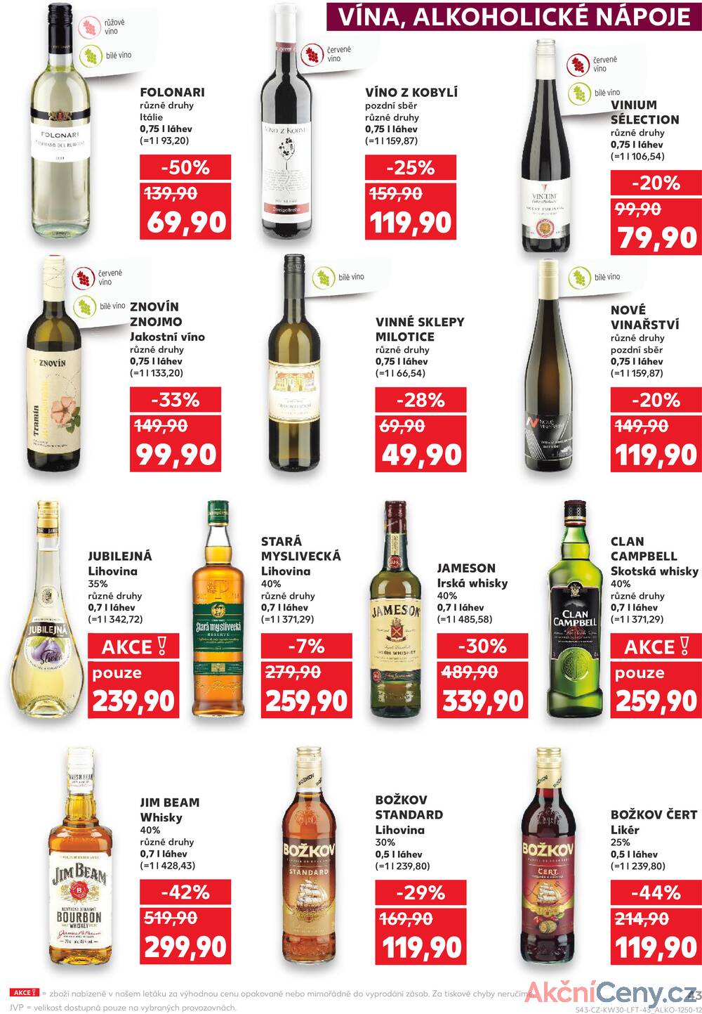 Leták Kaufland - Kaufland 23.7. - 29.7. - Kaufland Praha-Barrandov - strana 43