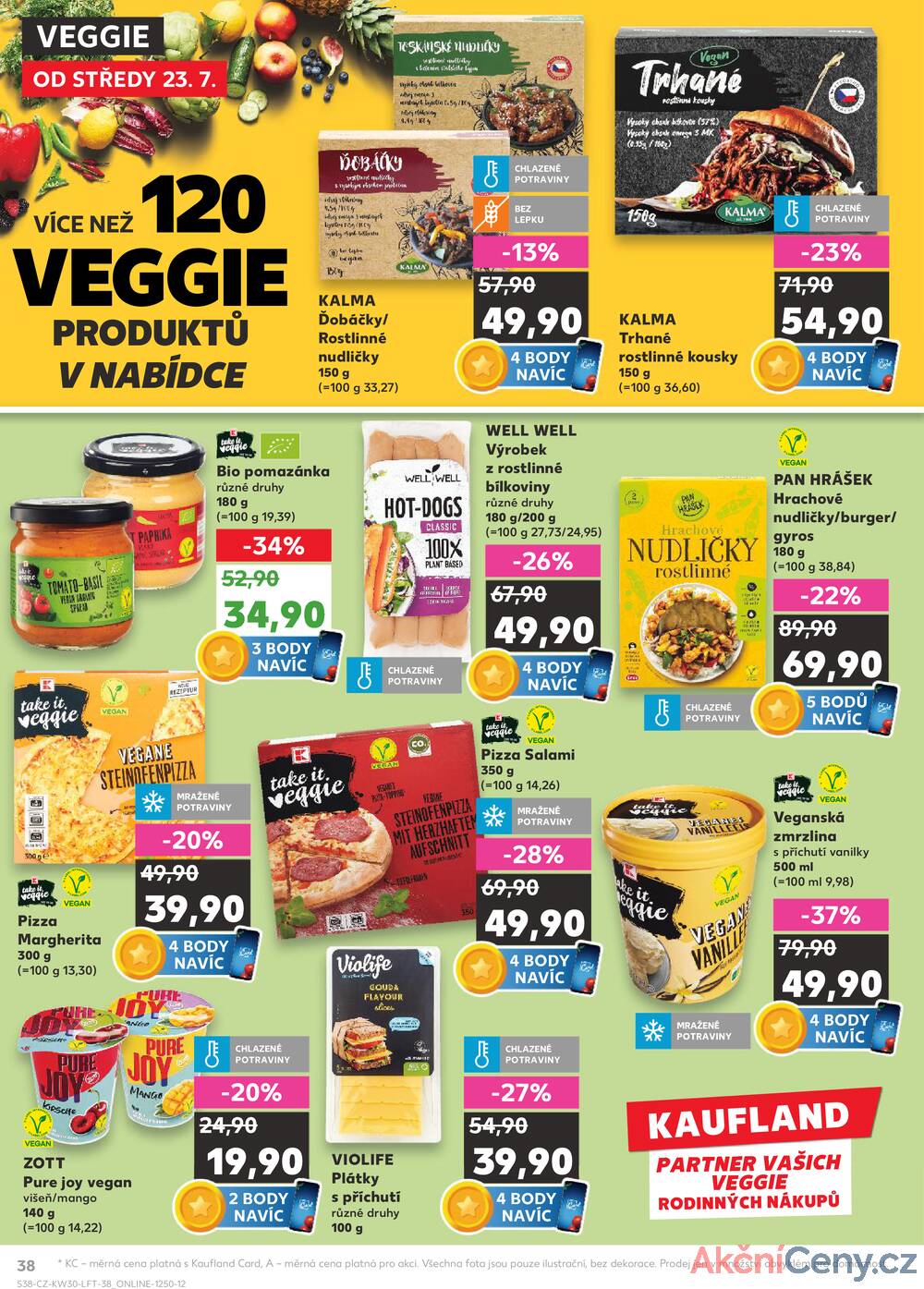 Leták Kaufland - Kaufland 23.7. - 29.7. - Kaufland - Rakovník (ul. Luženská) - strana 38