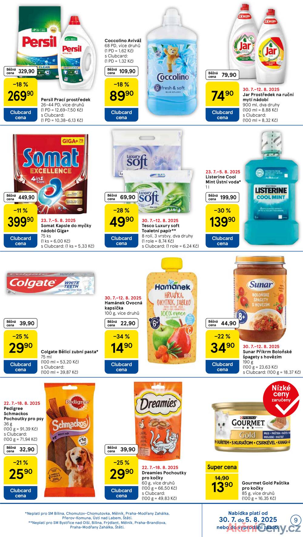 Leták Tesco - Tesco supermarkety od 30.7. do 5.8.2025 - strana 9