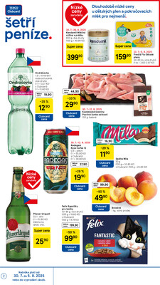 Tesco supermarkety od 30.7. do 5.8.2025
