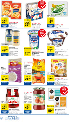 Tesco supermarkety od 30.7. do 5.8.2025