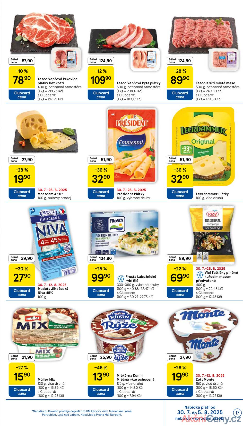 Leták Tesco - Tesco malé hypermarkety od 30.7. do 5.8.2025 - strana 17