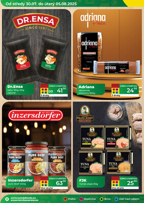 Tamda Foods od 30.7. do 5.8.2025