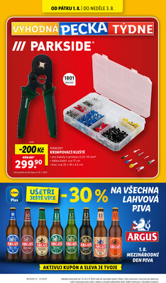 Lidl Čtvrtek od 31.7. do 3.8.2025