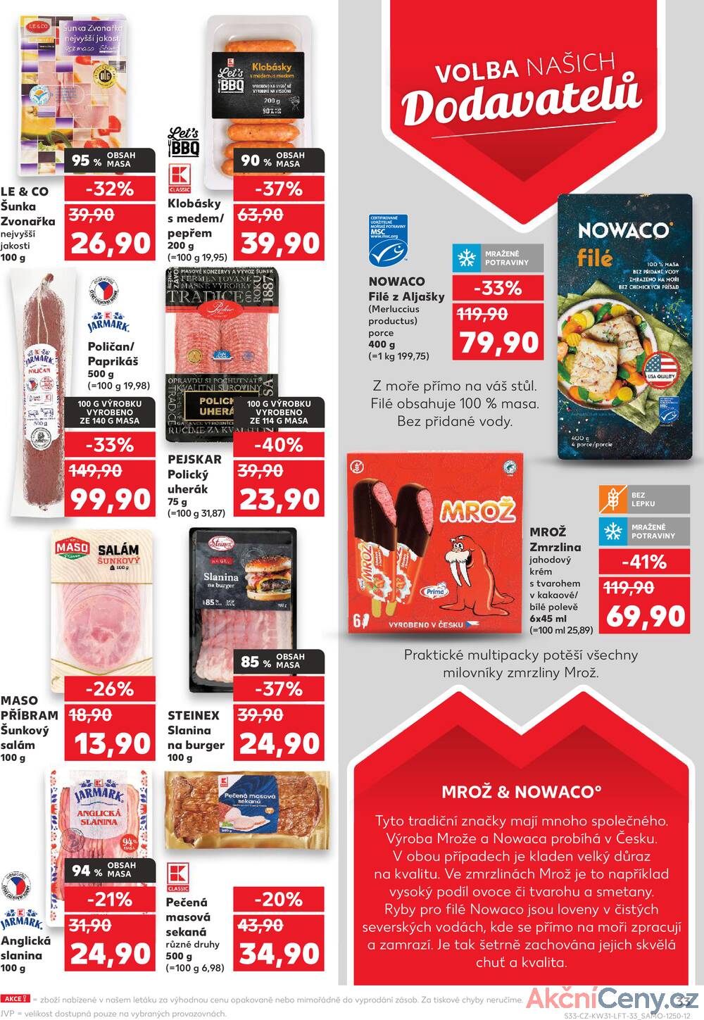 Leták Kaufland - Kaufland 30.7. - 5.8. - Kaufland - Rokycany - strana 33