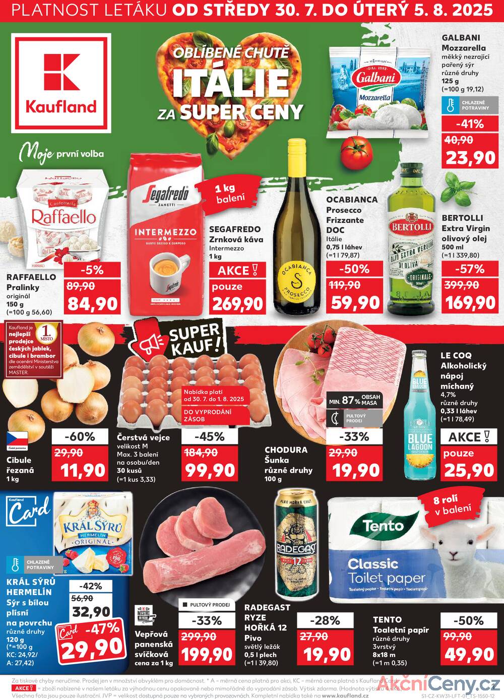 Leták Kaufland - Kaufland 30.7. - 5.8. - Kaufland - Strakonice - strana 1