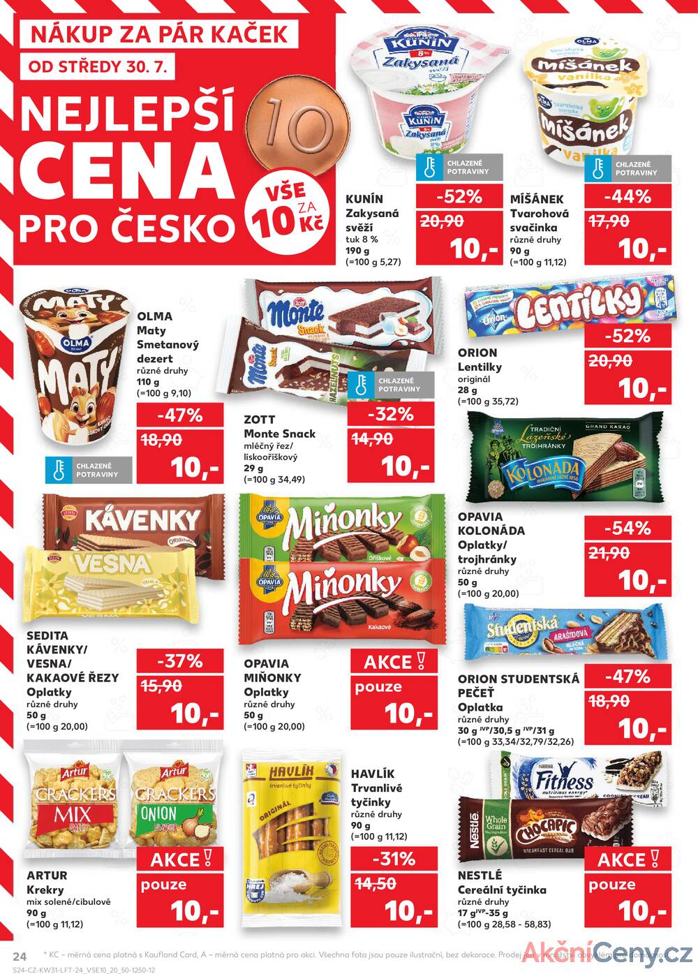 Leták Kaufland - Kaufland 30.7. - 5.8. - Kaufland - Strakonice - strana 24